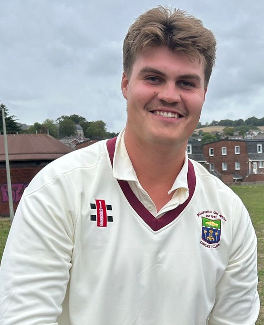 Coach Charl Botha in Bradford-on-Avon CC whites